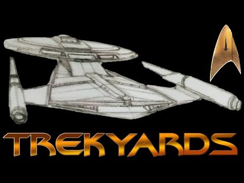Trekyards EP344 - USS Discovery Early Concept Design 2 (Disc)l