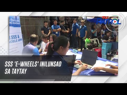 SSS 'e-wheels' inilunsad sa Taytay