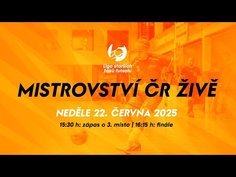 ŽIVĚ | Finálové zápasy MČR Ligy starších žáků futsalu 2025
