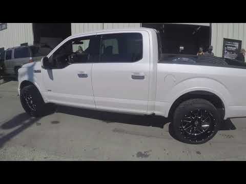 Just installed Hostile Sprockets on Ford F-150 limited model custom wheels rims tires Nitto tires