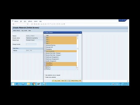 Video 6 - SAP PP Material Master, FERT, HALB, ROH field by field explanation #sappp #s4hana