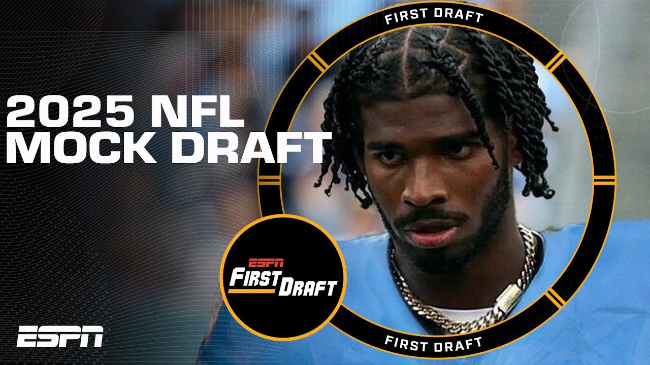 🚨2025 NFL MOCK DRAFT🚨 Mel Kiper, Field Yates select Top 10! | First Draft🏈