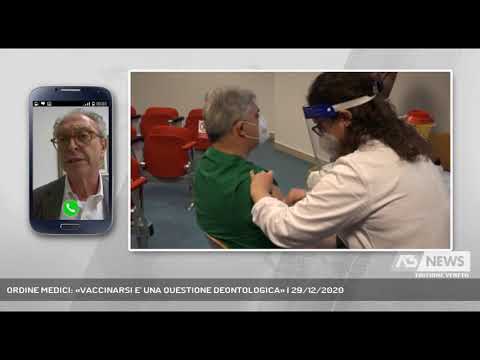 ORDINE MEDICI: «VACCINARSI E' UNA QUESTIONE DEONTOLOGICA» | 29/12/2020