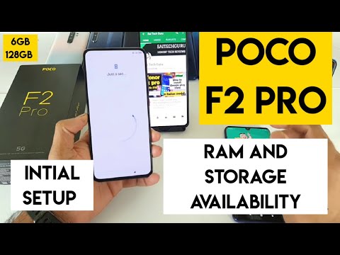Poco f2 pro setup & ram and storage availability