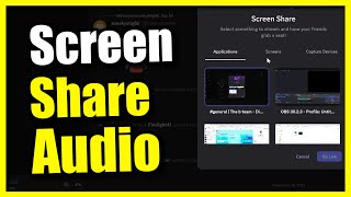 How to Fix Screen Share Audio Not Working in Discord (No Sound!)