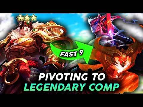 EARLY GAREN 3 INTO FAST 9 WITH ALL LEGENDARIES!! | Teamfight Tactics