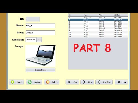 Java And Mysql Project Example - Simple Java And MySQL Database Program [With Source Code] Part 8/11 Video
