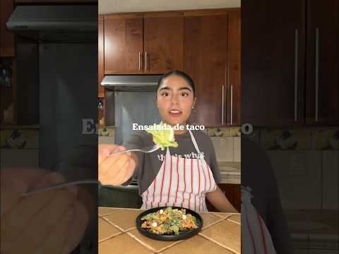 Ensalada de taco 🌮 #ensalada #salad #taco #healthyrecipes #recetassaludables #efanyz