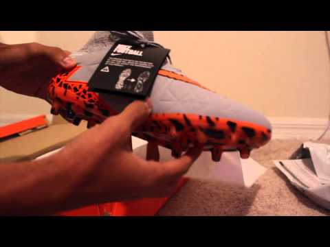 Nike Hypervenom Phantom II/ Wolf Grey-total orange Unboxing.
