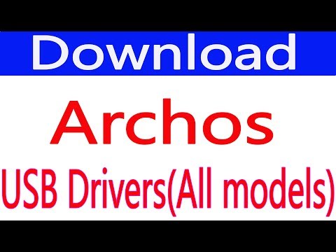 Free Download Archos USB Drivers (all Models)