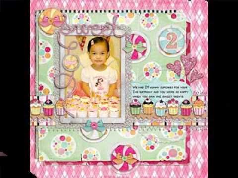 DIY First birthday scrapbook projects ideas