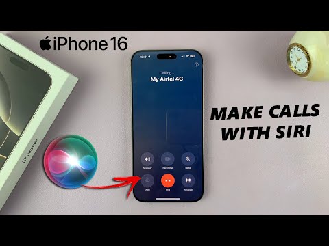 How To Make Phone Calls Using Siri On iPhone 16 / 16 Pro