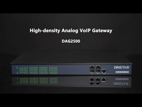 The Highest density Analog VoIP Gateway in 1U Size