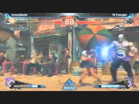 EVO 2012 TOP 8 Qualifiers - Humanbomb vs Poongko