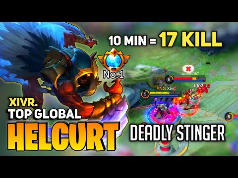 Helcurt Killing Machine, 17 Kill in 10 Minute [ Top Global Helcurt ] By Xivr. - Mobile Legends