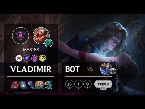 Vladimir Bot vs Ezreal - KR Master Patch 10.12