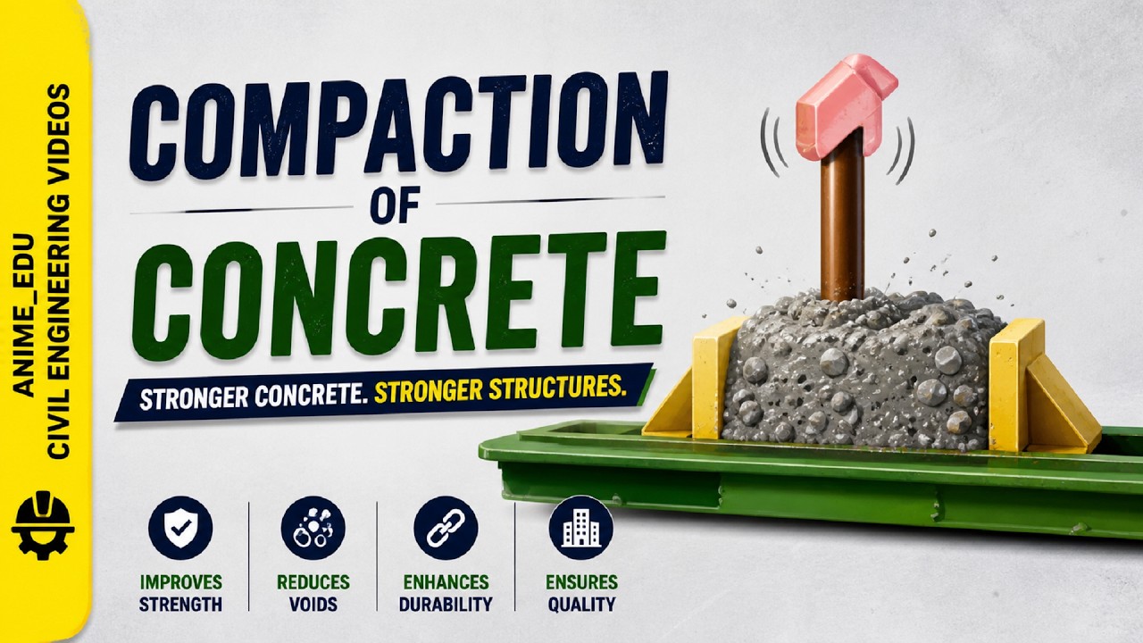 Compaction of Concrete || Manufacture of Concrete #19 ||