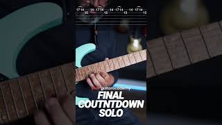 Download lagu Try This Final Countdown Solo! #guitarlesson mp3