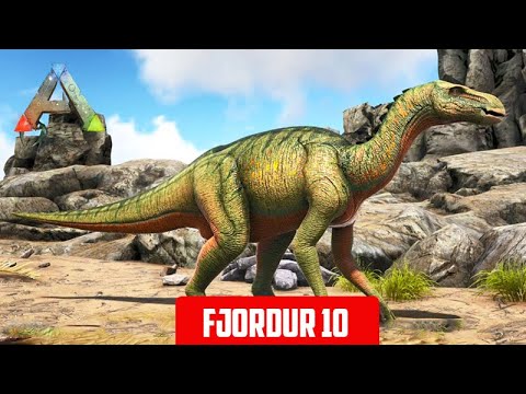 Encontrei o primeiro IGUANODONTE, vamos domar! - ARK Fjordur 3 VIDAS  Episódio 10