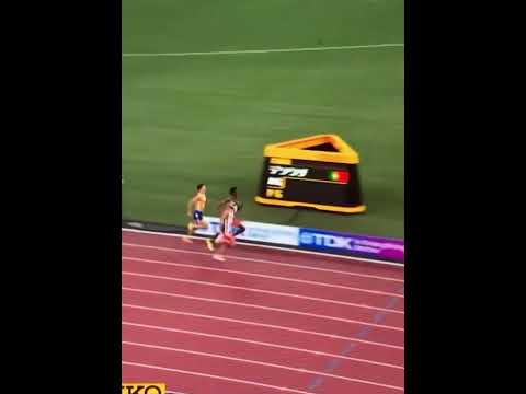 Run and win !!!! Jimmy Gressier Champion du Monde du 10000m #trackandfield #athletics #sports #run