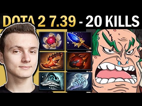 Pudge Gameplay Miracle with Tarrasque and 20 Kills - Road to Dota 7.40