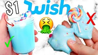 $1 WISH SLIME REVIEW! Is It Worth It?!
