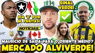 SINAL VERDE PARA FABINHO FECHAR COM O PALMEIRAS! VERDÃO BUSCA 2 JOGADORES CANADENSES! INFO MARLON E+