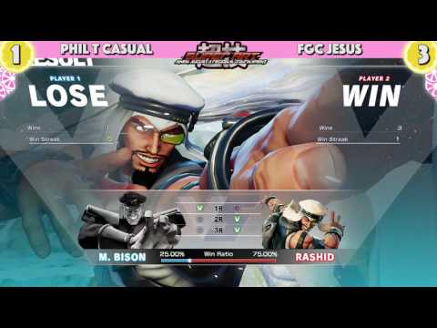 Super Art Five - Phil T Casual vs FGC Jesus SFV FT5