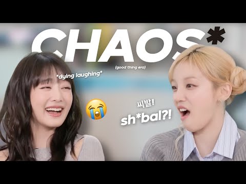 i-dle being chaotic during GOOD THING era