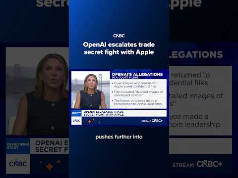 OpenAI escalates trade secret fight with Apple