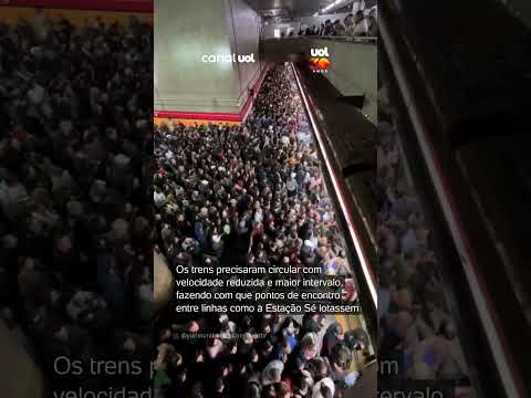 Pane na Linha 3-Vermelha afeta Linha 1-Azul e obriga abertura de integração com a CPTM