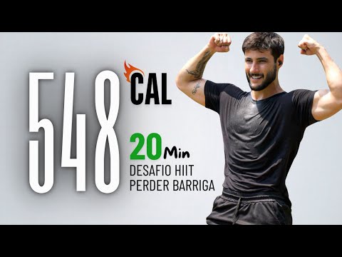 20 min CARDIO para EMAGRECER em casa - queimar gordura e perder a barriga