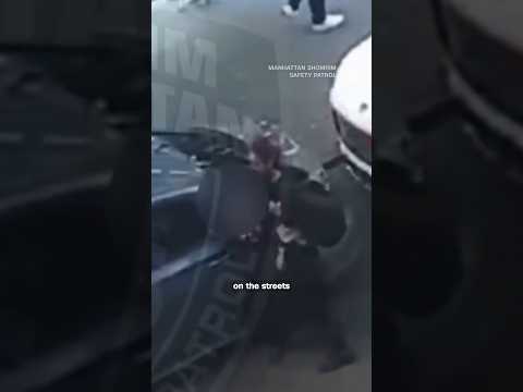 Woman  charged as surveillance video shows alleged antisemitic attack in NYC