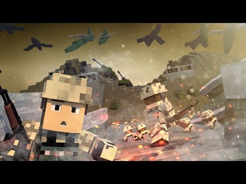 TheAtlanticCraft - Minecraft | WORLD WAR 2: D-Day Invasion! (Tanks, Soldiers, Battleships)