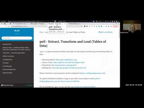 Evgeny Karev's presentation on the new frictionless.py framework