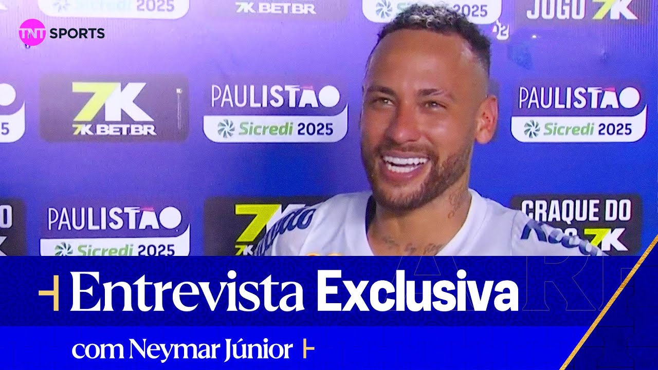 NEYMAR DÁ ESPERANÇAS SOBRE TEMPO DO CONTRATO E REVELA: "ÓBVIO QUE TAVA ANSIOSO PARA PODER FAZER GOL"