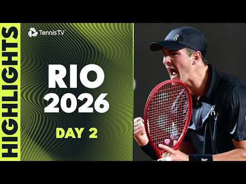 Fonseca Back On Home Soil; Berrettini, Cerundolo, Baez in Action | Rio 2026 Day 2 Highlights