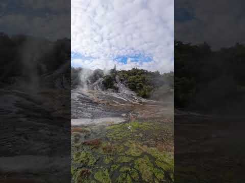 Boiling ground at Orakei Korako #geothermalwonders #geothermal #geyser #newzealand