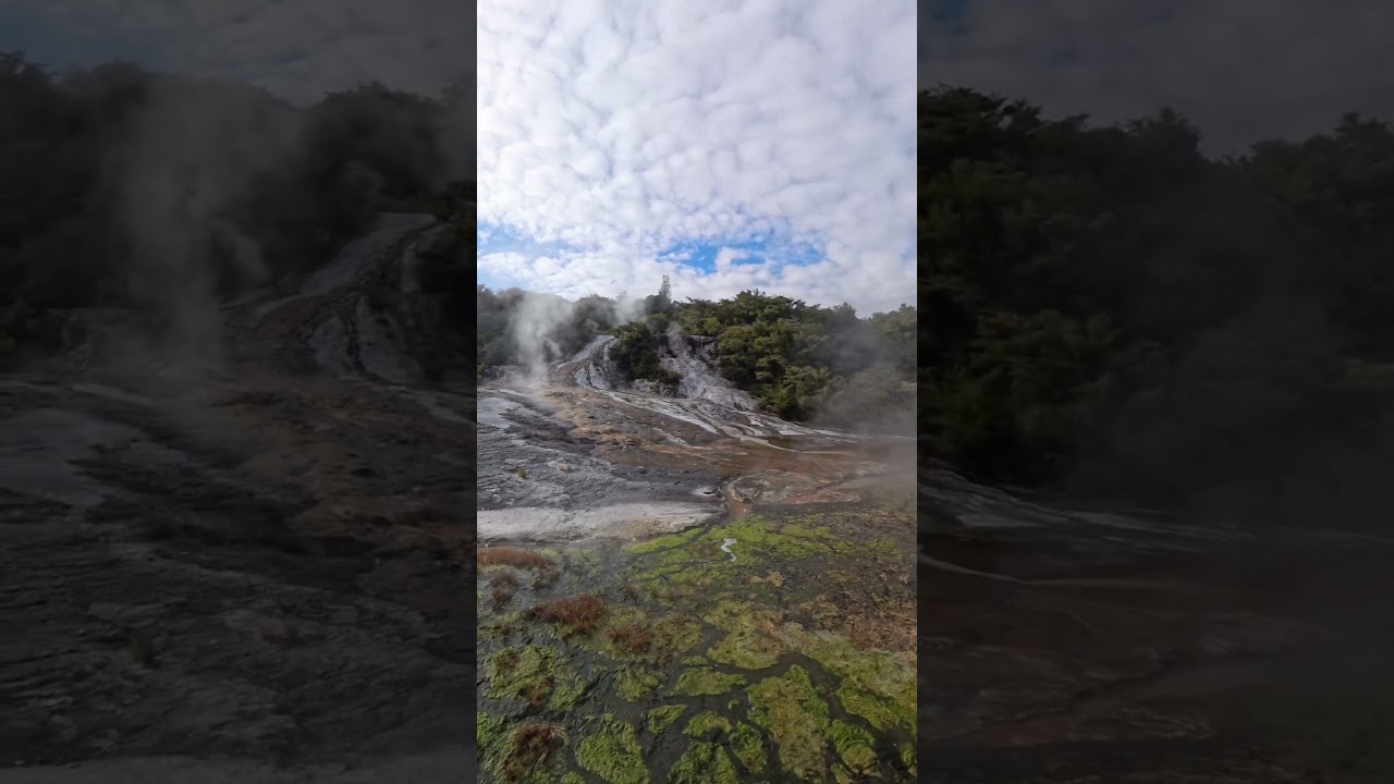 Boiling ground at Orakei Korako #geothermalwonders #geothermal #geyser #newzealand