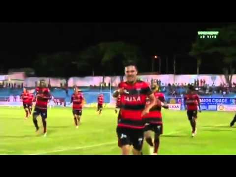 Gol William Schuster Aparecidense x Atlético GO Campeonato Goiano 2016