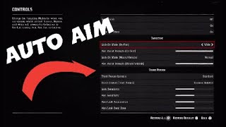 How to get auto aim in Rdr2