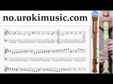 Lær å Spille Blokkfløyte (Barokk) Luis Fonsi - Despacito Melodi Trening Del#1 um-a935