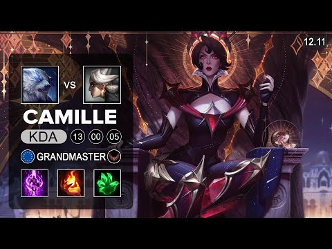 Camille vs Volibear Top - EUW Grandmaster - Patch 12.11 Season 12