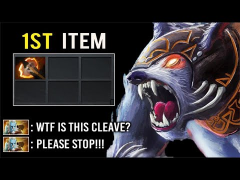 Crazy Cleave 1st Item Battle Fury Ursa Counter Pro PL Anti-Illusion Meta Epic Gameplay WTF Dota 2