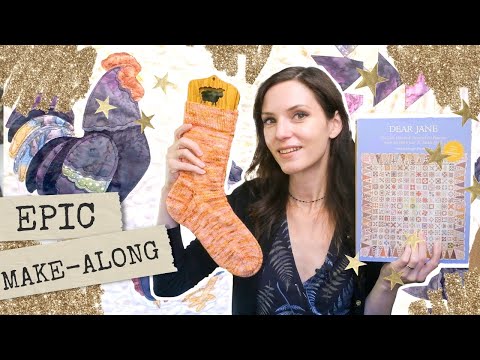 EPIC MAKEALONG! Plus, Knitting With Handspun and Appliqué Quilting.