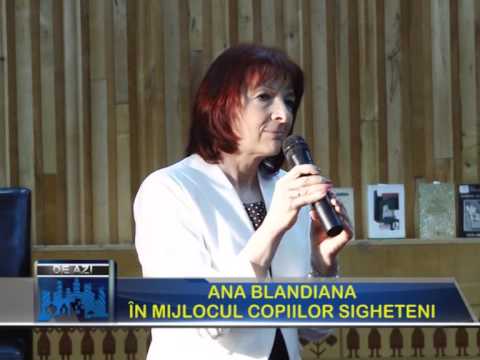 Sighetul de Azi 4 Iunie - Ana Blandiana in mijlocul copiilor sigheteni