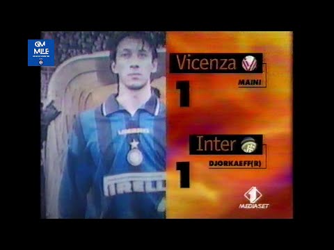 1996-97 (12^ - 08-12-1996) Vicenza-INTER 1-1 [Maini,Djorkaeff(R)] Servizio Pressing Italia1
