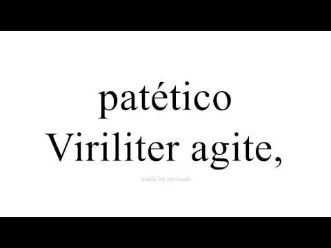 Disce Spanish   Viriliter agite,