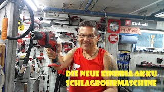 Einhell Akku Schlagbohrmaschine TC-ID 18 Li unboxing und gleich mal 12mm in Beton #einhellharry