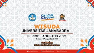 Download lagu [LIVE] Wisuda Sarjana & Pascasarjana UJB Periode Agustus 2022 Sesi 2 mp3